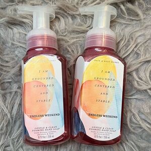 BBW ENDLESS WEEKEND FOAMING HAND SOAPS NWT